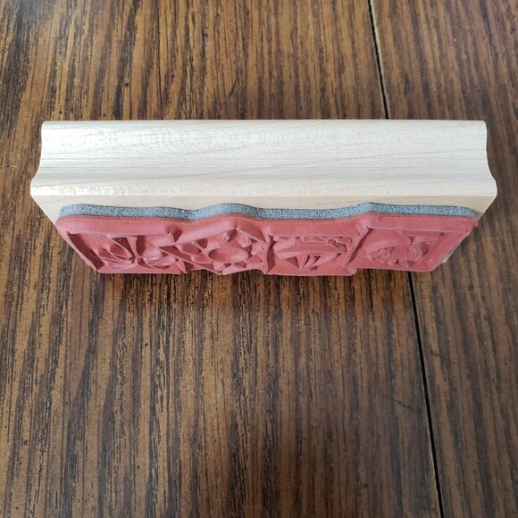 Great Impressions Tropical Summer Themed 4 X 2 Inch Rubber Stamp - Picture 4 of 9